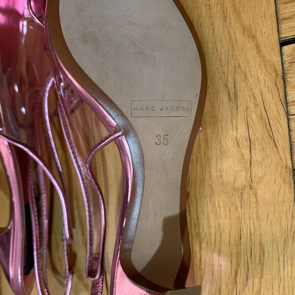 Marc Jacobs AW 2018 Womens Pink Slingback Kitten Heel Slip size 35 - Picture 10 of 10